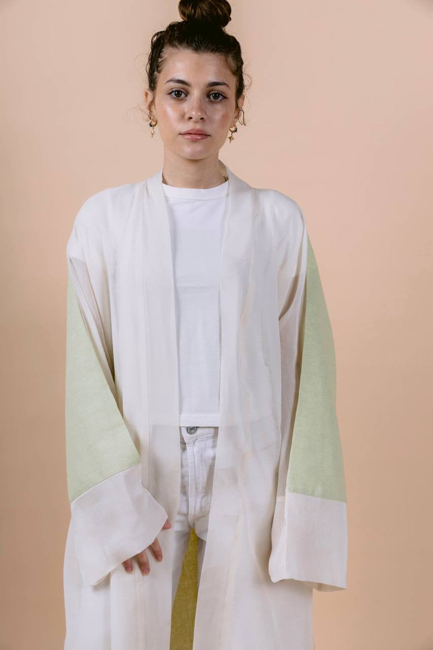 Aylah Kimono In Lime