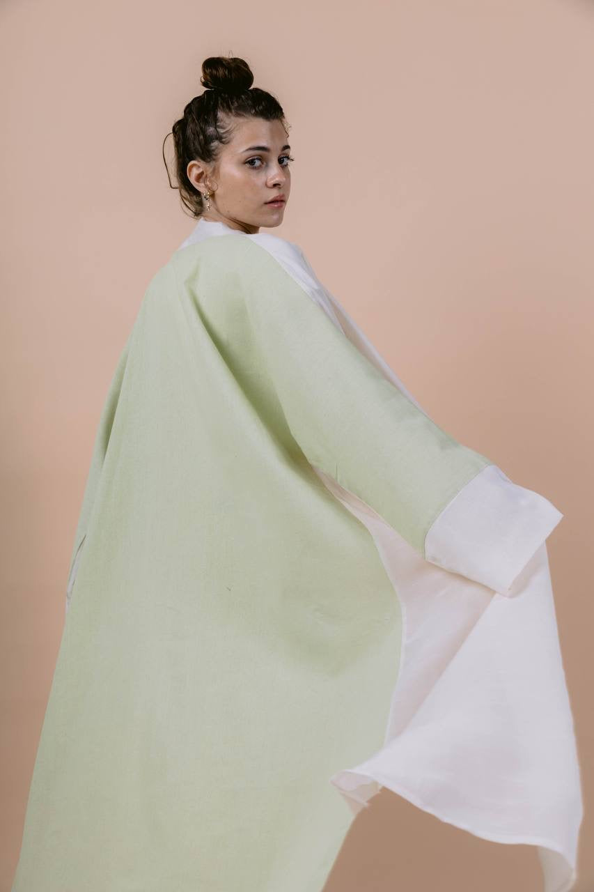 Aylah Kimono In Lime