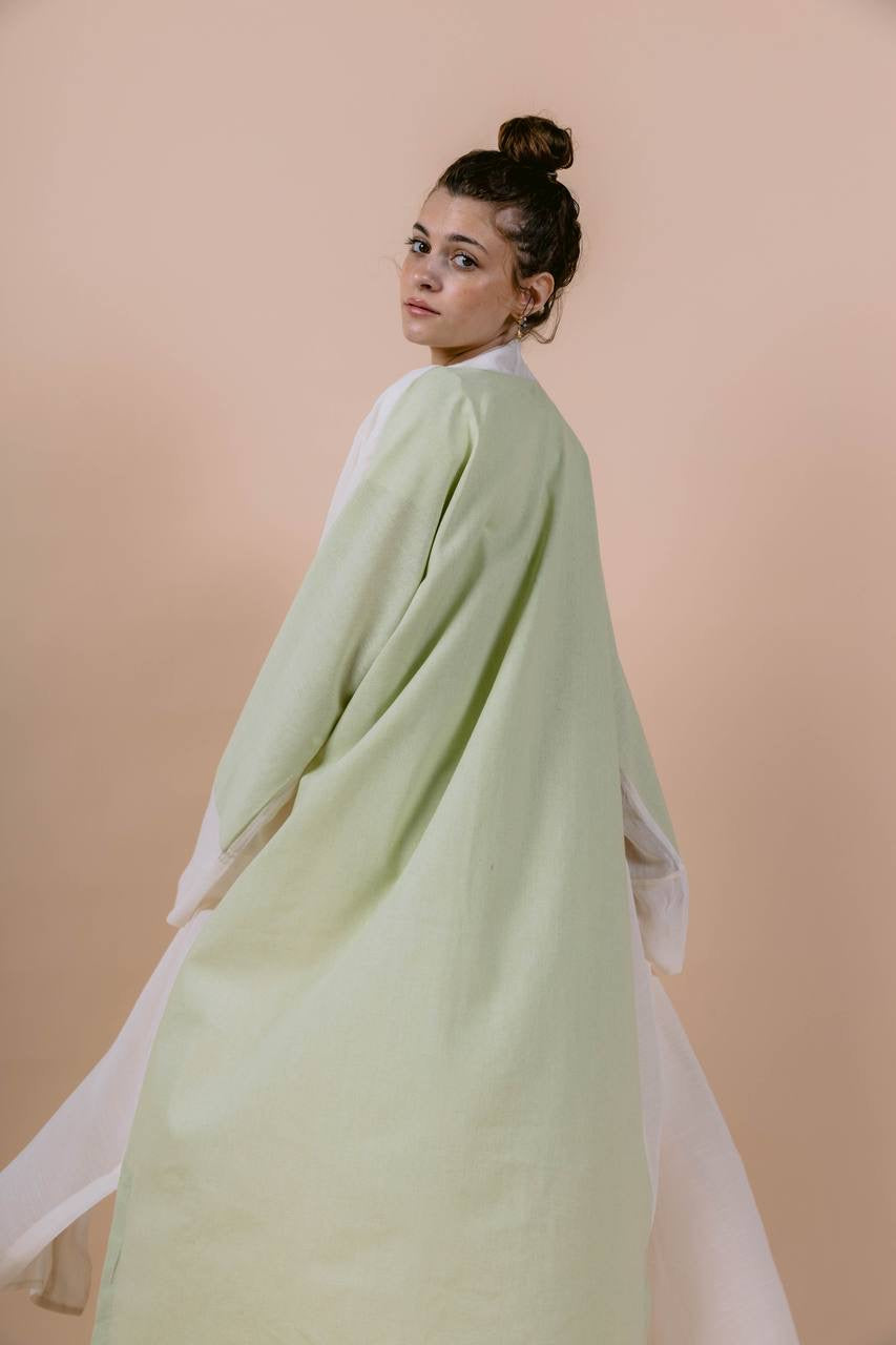 Aylah Kimono In Lime